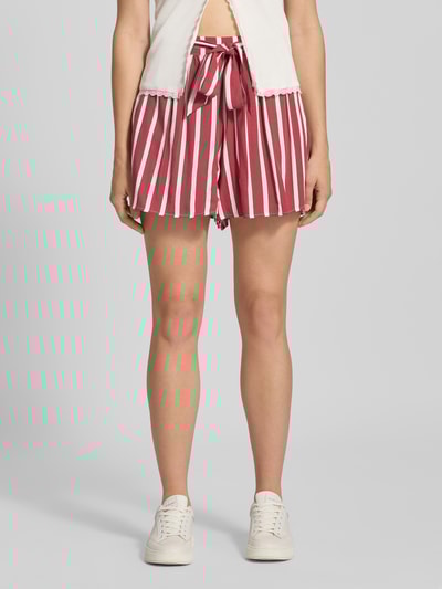 Only Loose Fit Shorts aus reiner Viskose Modell 'PRIME JASMIN' Rostrot 4