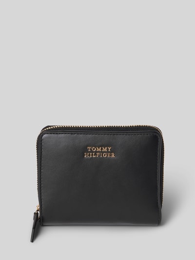 Tommy Hilfiger Portemonnaie aus echtem Rindsnappa Black 1