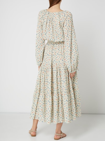 Polo Ralph Lauren Sukienka z bufiastymi rękawami  Jasnoróżowy 4