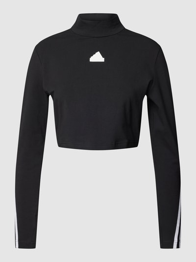 ADIDAS SPORTSWEAR Cropped Longsleeve mit Galonstreifen Black 2