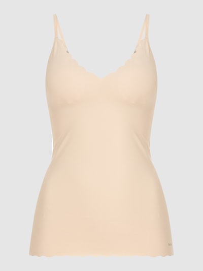 Skiny Top met uitneembare cups, model 'Micro Lovers' Beige - 1