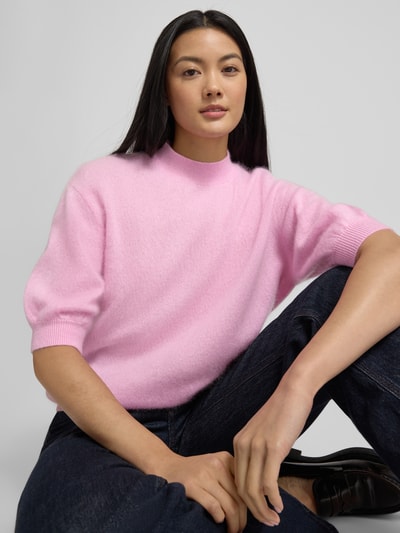 Herzensangelegenheit Strickpullover aus Kaschmir-Woll-Mix mit 1/2-Arm Rose 3