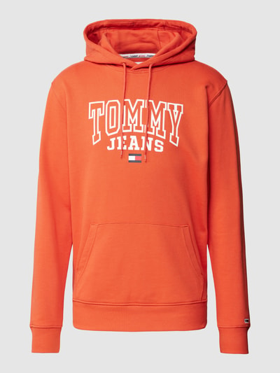 Tommy Jeans Bluza z kapturem i nadrukiem z logo model ‘ENTRY GRAPHIC’ Czerwony 2