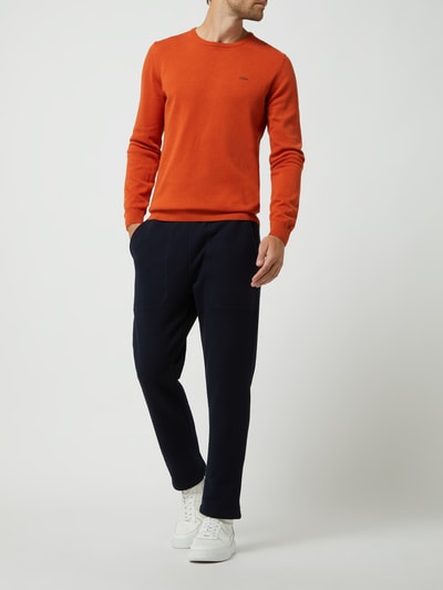 s.Oliver RED LABEL Pullover mit Logo-Stickerei  Orange 1