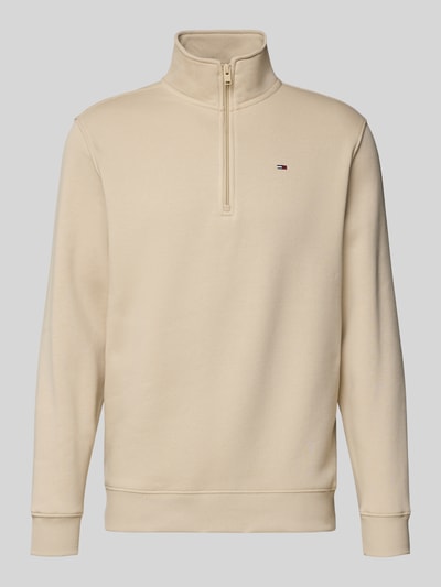 Tommy Jeans Loose Fit Sweatshirt aus Baumwoll-Mix Beige 2