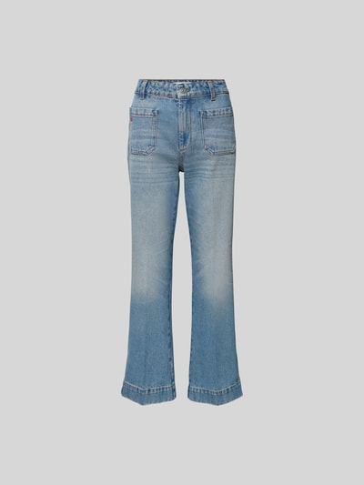 Victoria Beckham Jeans mit Eingrifftaschen Hellblau 1