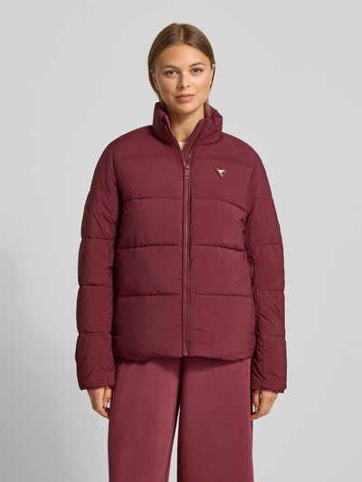 Guess Activewear Steppjacke mit Label-Applikation Modell 'NEW CLAUDIA' Bordeaux 4