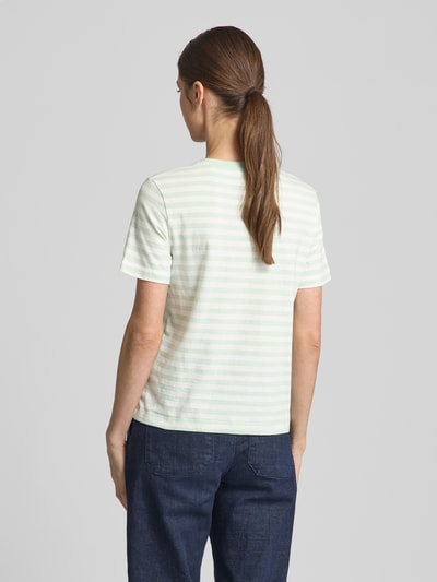 Gant T-Shirt mit Label-Stitching Mint 5