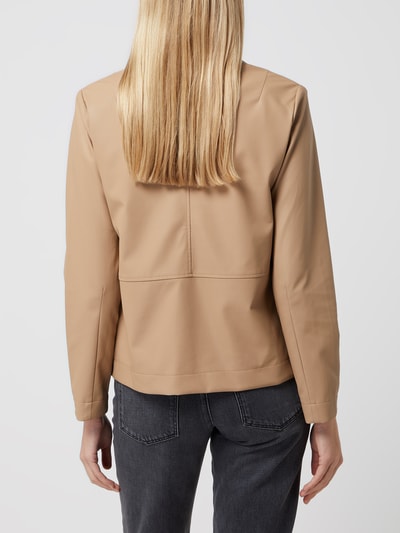 BETTY & CO WHITE Blazer in Leder-Optik   Camel 5