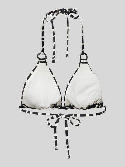 Marc O'Polo Triangelbikinitop met gestreept design Zwart - 3