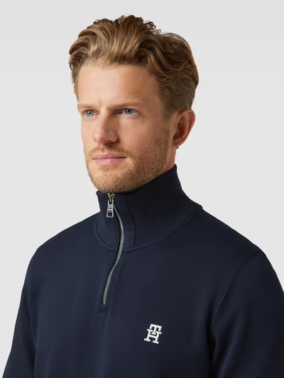 Tommy Hilfiger Sweatshirt met opstaande kraag Marineblauw - 3