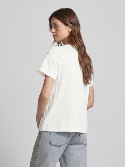 Tom Tailor T-Shirt mit floralem Print Offwhite 5