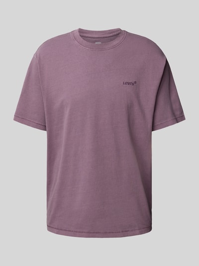 Levi's® T-Shirt mit Label-Stitching Pflaume 2