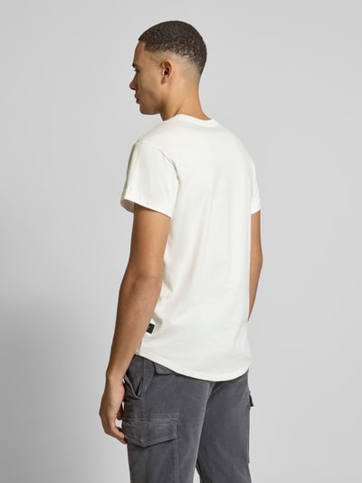 Replay T-Shirt mit Label-Stitching Offwhite 5