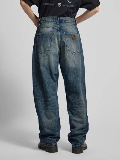 Carhartt Work In Progress Loose fit jeans in 5-pocketmodel, model 'Brandon' Jeansblauw - 5