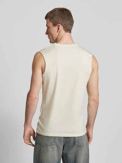 Jack & Jones Tanktop mit Label-Print Modell 'SPLIT' Beige 5