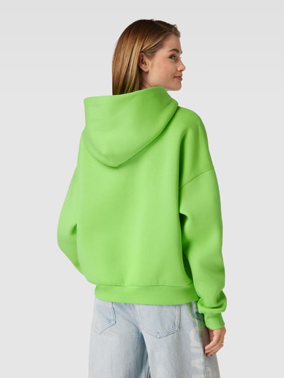 Review Basic oversized hoodie Groen - 5
