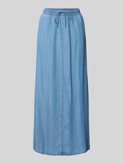 Vero Moda Fließender Maxi-Rock aus Lyocell Modell 'FLEUR' Blau 2