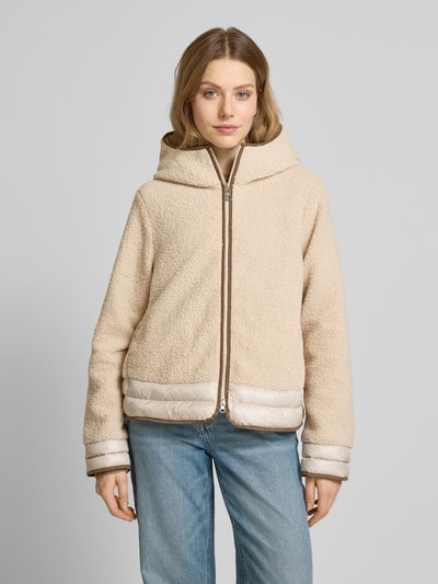 Fuchs Schmitt Fleecejacke mit Kapuze Beige 4