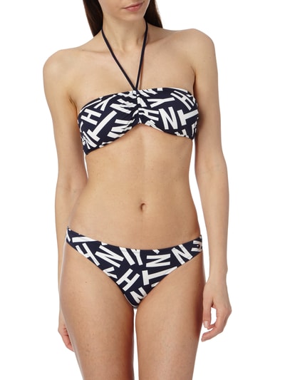 Tommy Hilfiger Bikini-Oberteil mit Logo-Muster Marine 1
