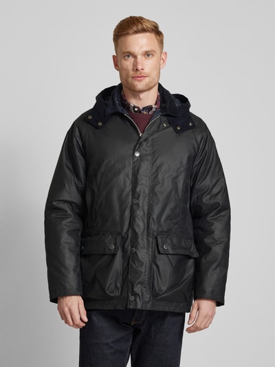 Barbour Jack met klepzakken, model 'MODERN BEAUFORT' Marineblauw - 4