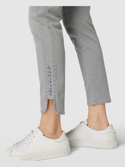 Angels Slim Fit Jeans mit Knopfverschluss (hellgrau) online kaufen 