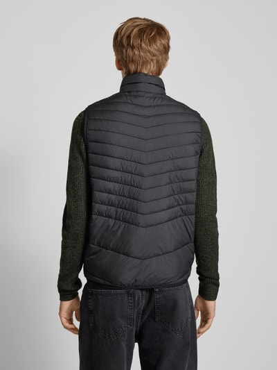 Jack & Jones Bodywarmer met opstaande kraag, model 'STATE' Zwart - 5