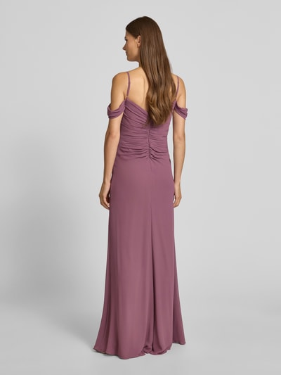 Mascara Abendkleid mit Beinschlitz Altrosa 5