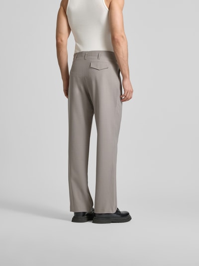 WON HUNDRED Stoffhose mit Kellerfalten Khaki 5