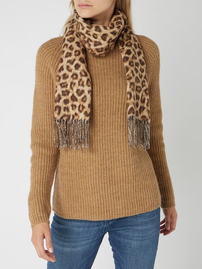 Fraas Schal mit Leopardenmuster  Camel 3