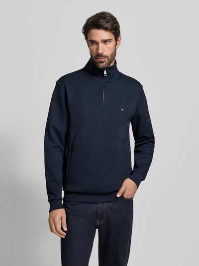 Tommy Hilfiger Regular fit schipperstrui van katoenmix  Marineblauw - 4