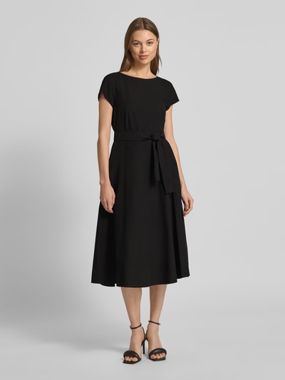 Weekend Max Mara Midikleid mit Kappärmeln Modell 'MAGMA' Black 4