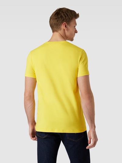 Tommy Hilfiger T-shirt met labeldetail Geel - 5