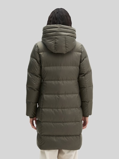 Marc O'Polo Regular Fit Daunenmantel mit Label-Print Oliv 5