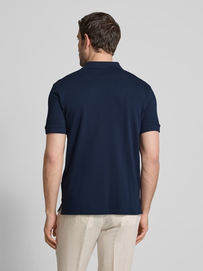 Christian Berg Men Poloshirt mit Logo-Stitching Dunkelblau 5