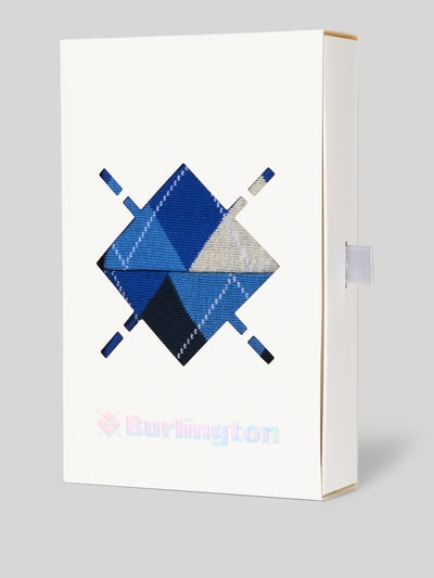 Burlington Skarpety z graficznym wzorem w zestawie 2 szt. w pudełku prezentowym Jasnoniebieski 3