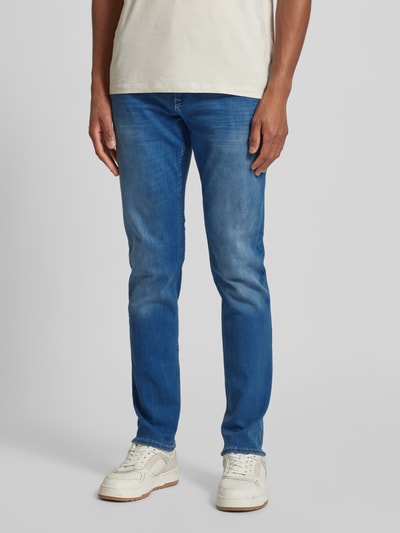 Tom Tailor Denim Straight Fit Jeans aus Baumwoll-Mix Modell 'AEDAN' Hellblau 4