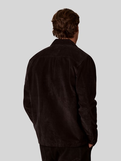 Calvin Klein Jeans Regular Fit Overshirt aus Baumwolle mit Cordstruktur Black 5