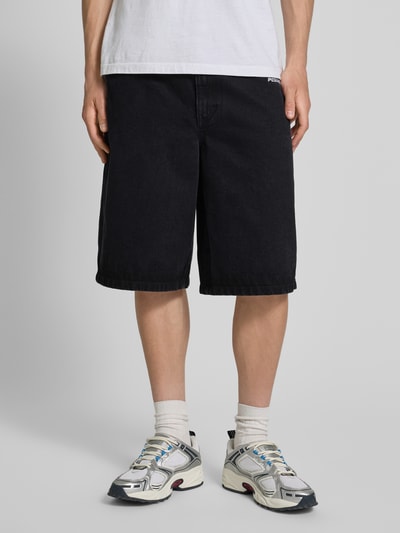 Pegador Bermudas mit Label-Stitching Modell 'KOLAR JORTS' Black 4