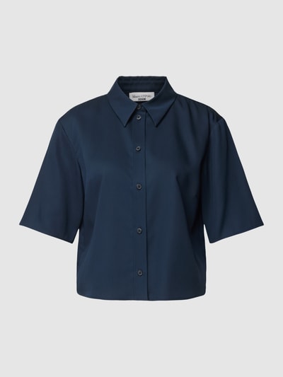 Marc O'Polo Denim Blouse met 1/2-mouwen Marineblauw - 2