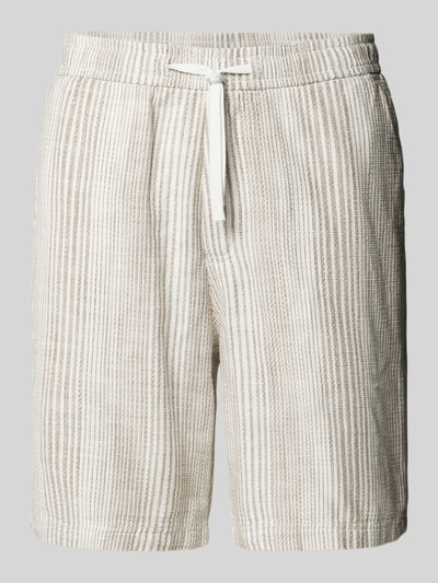 s.Oliver RED LABEL Relaxed Fit Bermudas aus reiner Baumwolle Beige 2