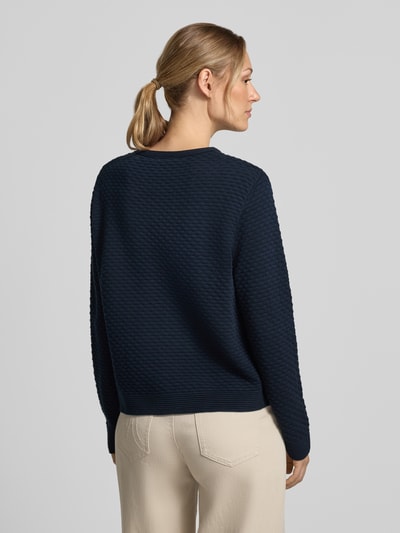 Tom Tailor Regular Fit Pullover aus reiner Baumwolle Marine 5