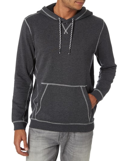 Tom Tailor Denim Hoodie in Melangeoptik Black 3