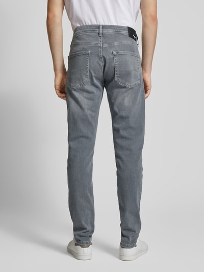 Pepe Jeans Tapered Fit Jeans im 5-Pocket-Design Mittelgrau 5