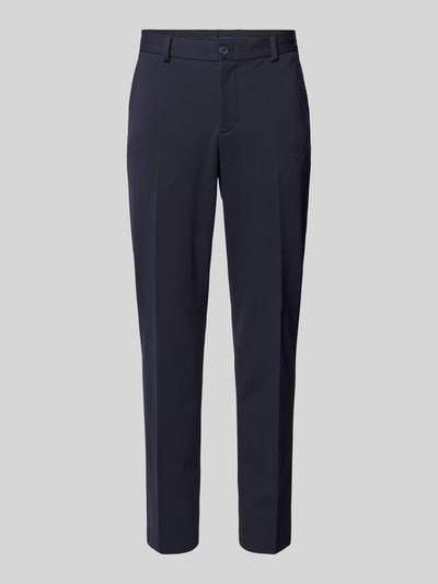 SELECTED HOMME Slim fit pantalon met achterzakken, model 'DELON' Donkerblauw - 2