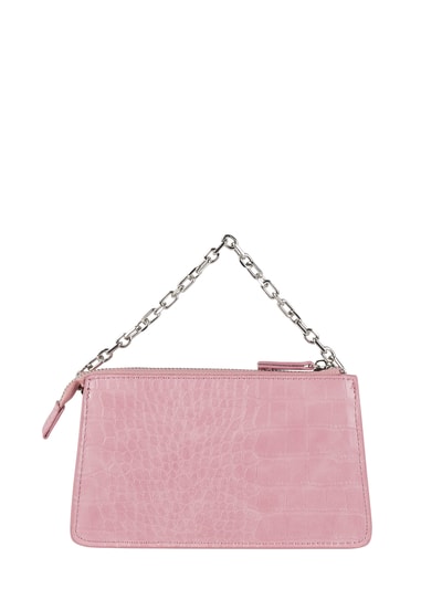 Mango Crossbody Bag in Kroko-Optik Modell 'Revi' Rosa 6