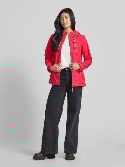 G.I.G.A. DX Kurtka softshell z kieszeniami zapinanymi na zamek błyskawiczny model ‘GS 74’ Mocnoróżowy 1