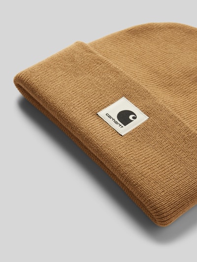 Carhartt Work In Progress Beanie mit Label-Patch Modell 'ASHLEY' Camel 2