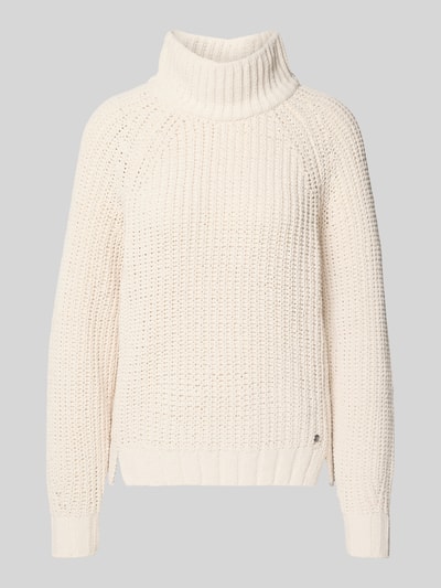 monari Strickpullover mit gerippten Abschlüssen Ecru 2