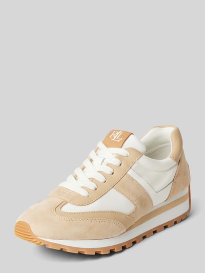 Lauren Ralph Lauren Sneaker mit Label-Badge Modell 'DANI' Sand 1